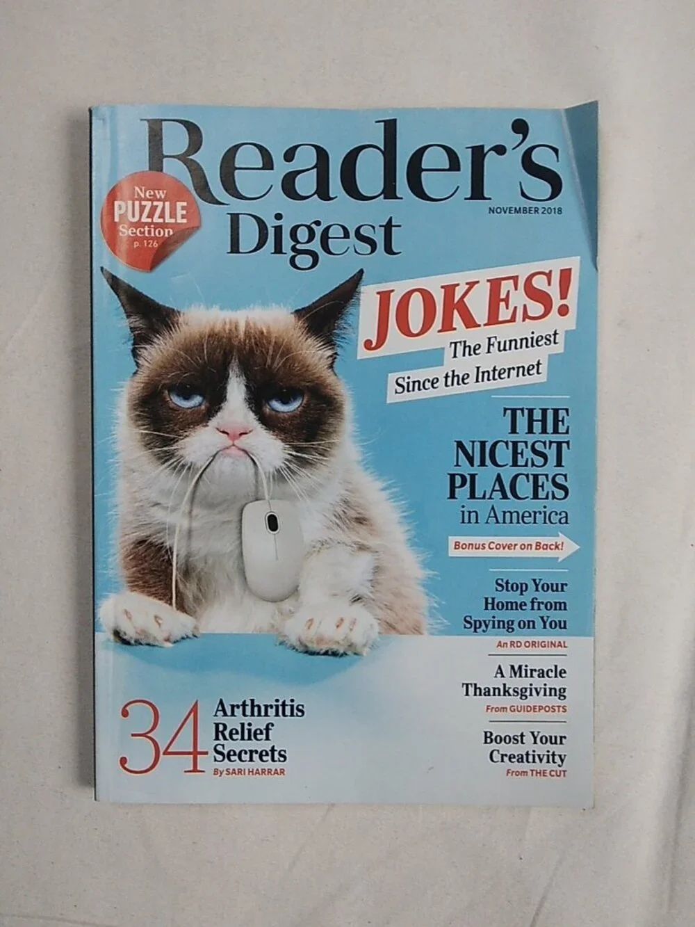 Lot of 6 Reader's Digest Magazines 2015-2018-2021 Advice Inspiration Health Fun